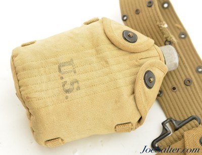 WWI U.S. Belt Canteen Assembly 45 Cal Pouch 36th Division Texas - Image 9 of 15