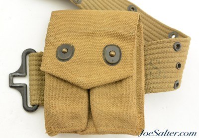 WWI U.S. Belt Canteen Assembly 45 Cal Pouch 36th Division Texas - Image 11 of 15