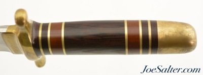 Rare John Nelson Cooper Custom Thorp Style Bowie Knife 1968-69 11 3/4" - Image 11 of 12