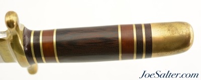 Rare John Nelson Cooper Custom Thorp Style Bowie Knife 1968-69 11 3/4" - Image 12 of 12