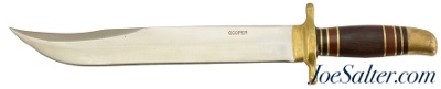 Rare John Nelson Cooper Custom Thorp Style Bowie Knife 1968-69 11 3/4" - Image 1 of 12