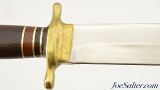 Rare John Nelson Cooper Custom Thorp Style Bowie Knife 1968-69 11 3/4" - Image 8 of 12