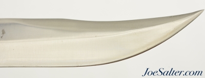 Rare John Nelson Cooper Custom Thorp Style Bowie Knife 1968-69 11 3/4" - Image 10 of 12