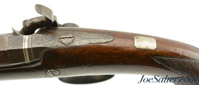 Large Bore London Percussion Traveling Pistol by Newman - Image 10 of 15