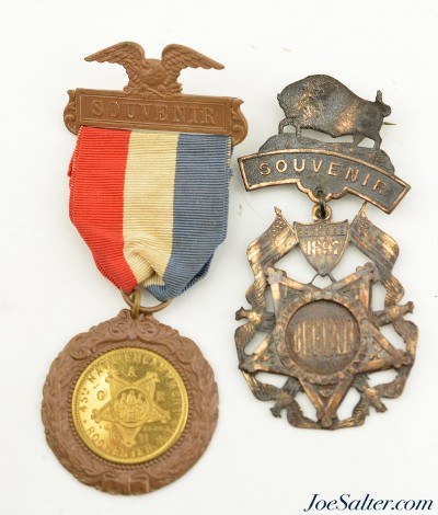 Grand Army of the Republic (GAR) Medals Souvenir Badges Civil War - Image 8 of 13