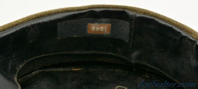 Pre WWII British Army 1922 Pattern Peaked Cap Prince Consort's Own - Image 8 of 9