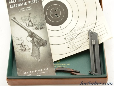 Excellent Boxed Colt Woodsman 2nd Series Sport Model 22 LR 1951 - Image 12 of 14