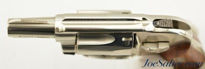 Scarce Nickel Smith & Wesson Model 38 Bodyguard Airweight Shrouded Hammer 38 Spl - Image 8 of 13