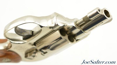 Scarce Nickel Smith & Wesson Model 38 Bodyguard Airweight Shrouded Hammer 38 Spl - Image 10 of 13