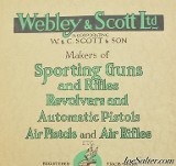 1937 Webley & Scott Ltd Sporting Guns and Rifles Catalog - 2 of 8