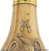 Scarce Crossed Pistol Eagle Pistol Powder Flask - 5 of 7