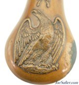 Scarce Crossed Pistol Eagle Pistol Powder Flask - 3 of 7