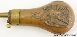 Scarce Crossed Pistol Eagle Pistol Powder Flask - 2 of 7