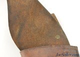 US M1892 WWI Revolver Leather Holster RIA - Image 6 of 6