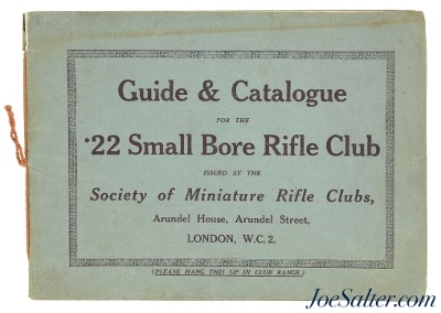 1923 Society of Miniature Rifle Clubs "Guide & Catalogue" - Image 1 of 14