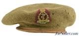 Original British WWII Canadian Manufactured Beret w/ Army Medical Corps badge - Image 1 of 6
