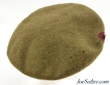 Original British WWII Canadian Manufactured Beret w/ Army Medical Corps badge - Image 2 of 6