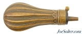 Antique Fluted Pistol Powder Flask - Image 1 of 5