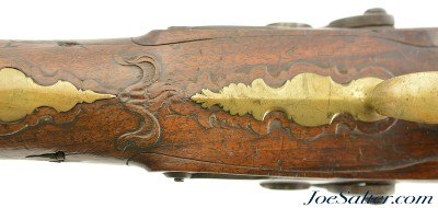 Pair of 18th Century Double Barrel Howdah Pistols Converted to Percussion Pre-Rev War - Image 14 of 15