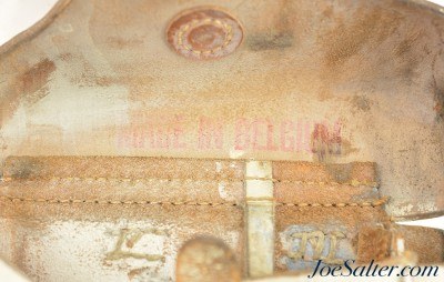 Post-WWII White Belgium Hi-Power Holster 1956 - Image 4 of 5