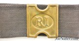 Model 1881 Anson Mills Cartridge Belt Plate w/ Rhode Island Buckle - Image 2 of 5