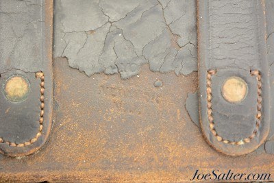 Civil War US Model 1864 Cartridge Box by S.H. Young & Co. with Post-War Strap - Image 7 of 10