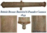 British Bronze Barreled 6-Pounder Cannon Field Gun Cast at Woolwich in 1859 - Image 1 of 15