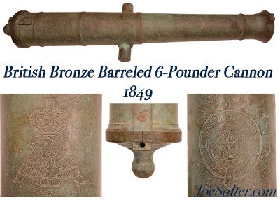 British Bronze Barreled 6-Pounder Cannon Field Gun Cast at Woolwich in 1859 - Image 1 of 15