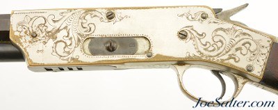 Special High Grade Engraved Robinson Model 1872 Repeating Rifle by Adirondack Firearms Co. - Image 13 of 15