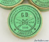 3 French Pistol Percussion Caps GAUPILLAT 300pc - Image 2 of 5