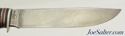 Vintage 1930's Remington PAL RH 51 Boy Scout Fixed Blade Knife & Leather Sheath - Image 3 of 9