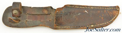 Vintage 1930's Remington PAL RH 51 Boy Scout Fixed Blade Knife & Leather Sheath - Image 8 of 9
