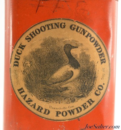 Duck Shooting Gunpowder 1 lb Tin Hazard Powder Co. - Image 2 of 5