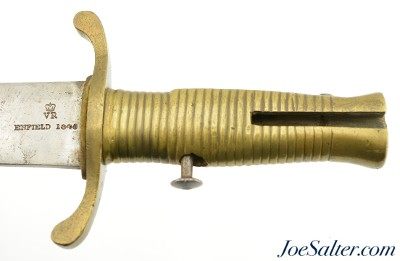 RMA Marked British Pattern 1837 Brunswick Rifle Bayonet by Enfield - Image 4 of 12