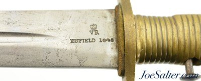 RMA Marked British Pattern 1837 Brunswick Rifle Bayonet by Enfield - Image 5 of 12