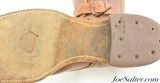 Original WWII US Army Triple Buckle Cavalry Boots Size 10 ½ - Image 6 of 8