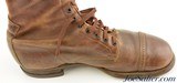 Original WWII US Army Triple Buckle Cavalry Boots Size 10 ½ - Image 4 of 8