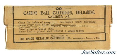 Sealed Union Metallic Cartridge Company 45-70 Ball Carbine Ammo - Image 1 of 6