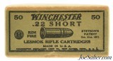 Sealed! Winchester 22 Short Ammo 1923 Wrap Around Label Issue - 1 of 7