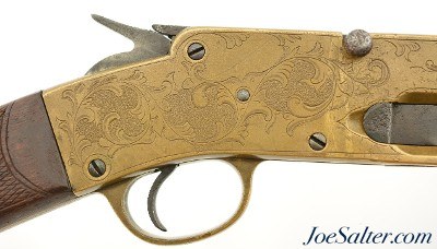 Engraved Robinson Model 1872 Repeating Rifle by Adirondack Firearms Co. - Image 5 of 15