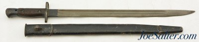 WWI British P 1907 Second Model Sanderson Bayonet with Steel Scabbard - Image 2 of 12