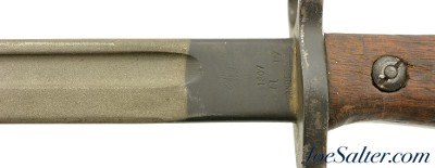 WWI British P 1907 Second Model Sanderson Bayonet with Steel Scabbard - Image 7 of 12