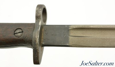 WWI British P 1907 Second Model Sanderson Bayonet with Steel Scabbard - Image 4 of 12