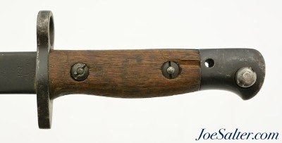 WWI British P 1907 Second Model Sanderson Bayonet with Steel Scabbard - Image 6 of 12