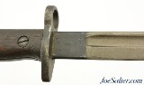 WWI British P 1907 Second Model Sanderson Bayonet with Steel Scabbard - Image 4 of 12