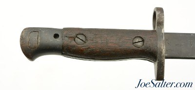 WWI British P 1907 Second Model Sanderson Bayonet with Steel Scabbard - Image 3 of 12