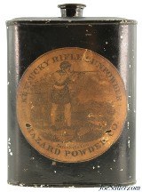 Antique Kentucky Rifle Gunpowder Hazard Powder Company 1 lb Tin