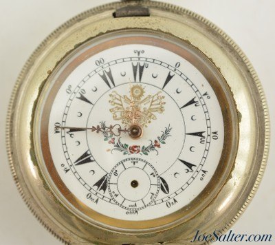 Ottoman Empire Silver Hunter Pocket Watch J-Dent - Image 3 of 8