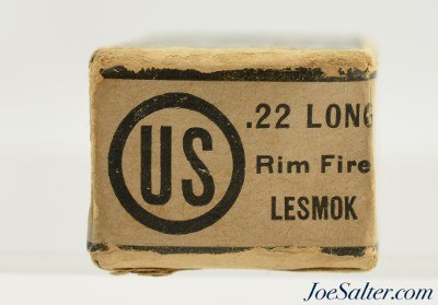 Sealed! US Cartridges Co. Gallery 22 Long Lesmok Ammo Lowell Mass - Image 5 of 6