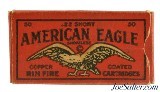 American Cartridge Co. Red American Eagle Series 22 Short Full Box - 1 of 7